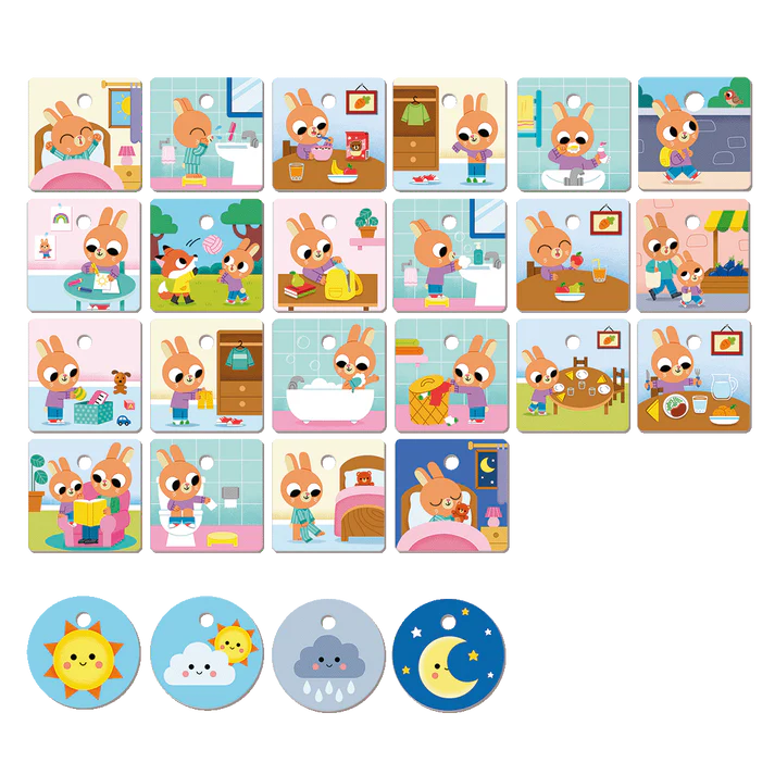 لوحة خشبية - روتين المنزل