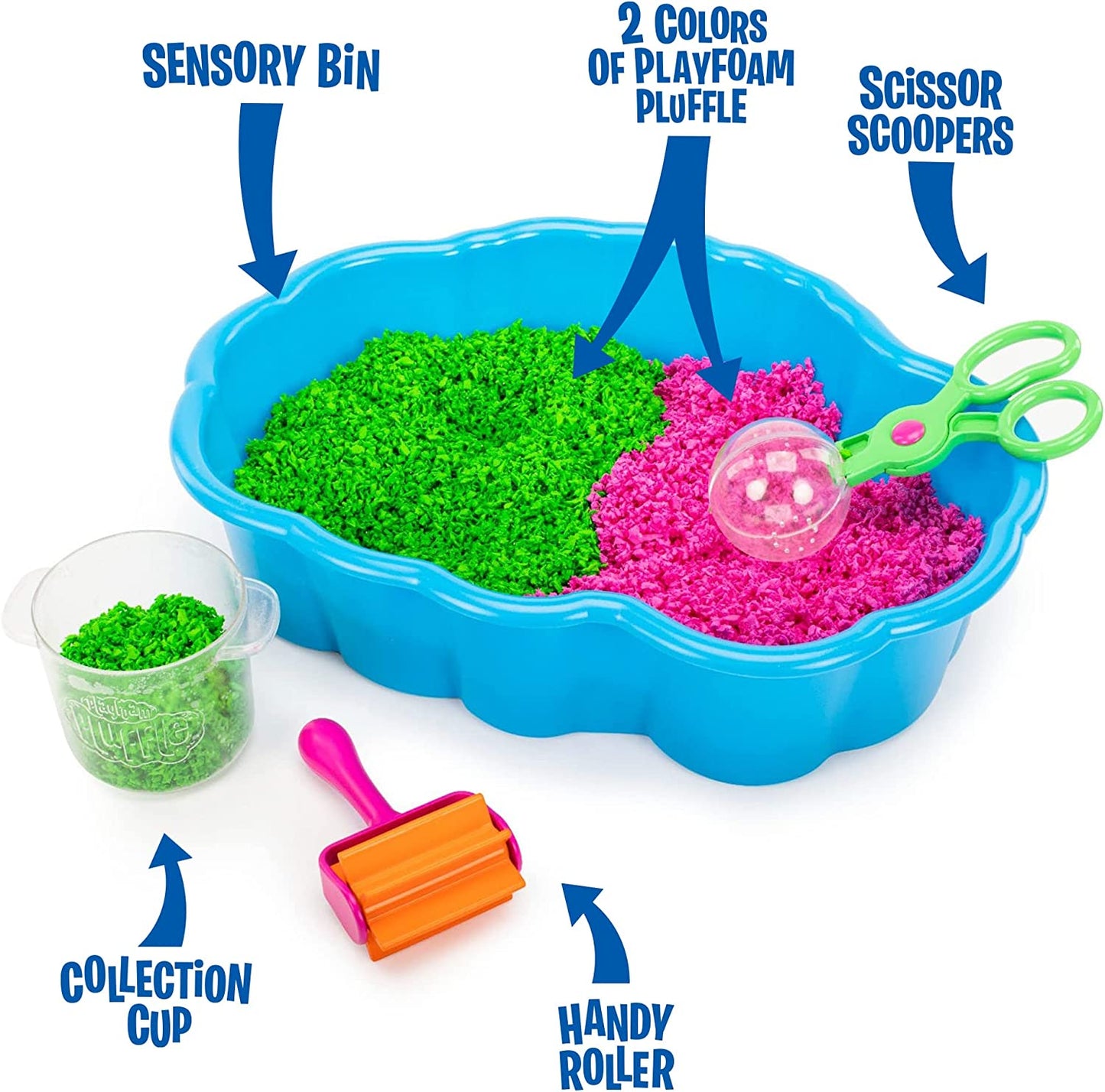 فلافي مادة حسية، وعاء وادوات