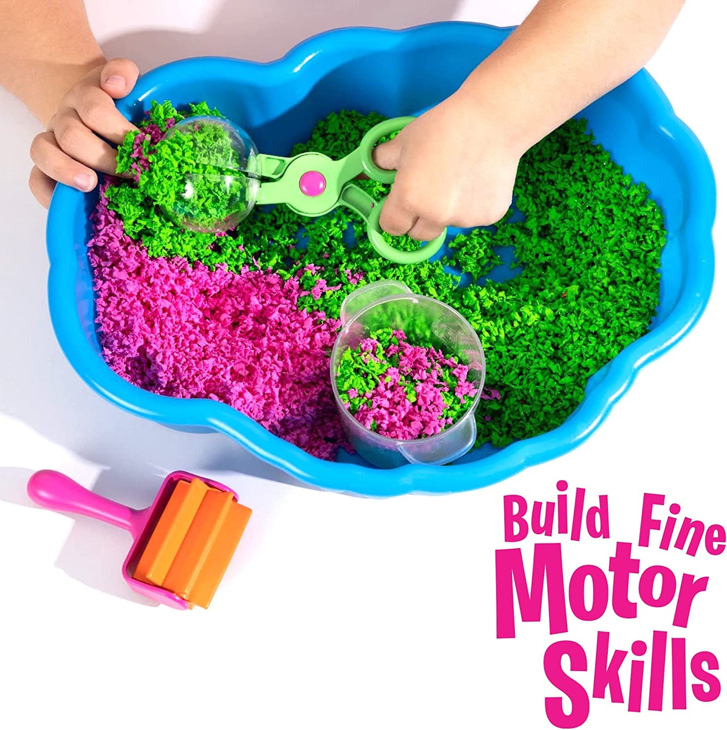 فلافي مادة حسية، وعاء وادوات